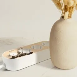 MyNolla Strip Steckerleiste, Charming Deer, Weiß 11 MyNolla Strip Steckerleiste, Charming Deer, Weiß -Kinfill Verkäufe white dear vase