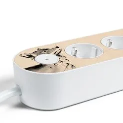 MyNolla Strip Steckerleiste, Fox Cub, Weiß -Kinfill Verkäufe white fox close